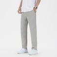 thumbnail image 6 of CLOISE Mens Travel Pants with Pockets Big and Tall Long Pants Casual Trousers Stretchy Solid Baggy Bottoms Beach Clothes, 6 of 7