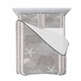 thumbnail image 7 of Gray Coastal Twin Size Down Alternative Comforter, Lightweight Comforter Quilt Bedding Set with Pillow Shams Nautical Beach Summer Sea Starfish Coral All Seasons Bed Comforter Duvet Insert 68"x86", 7 of 7