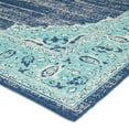 thumbnail image 6 of Catalopa Indoor/Outdoor 7'10" x 10' Modern Area Rug, Blue and Ivory, 6 of 7
