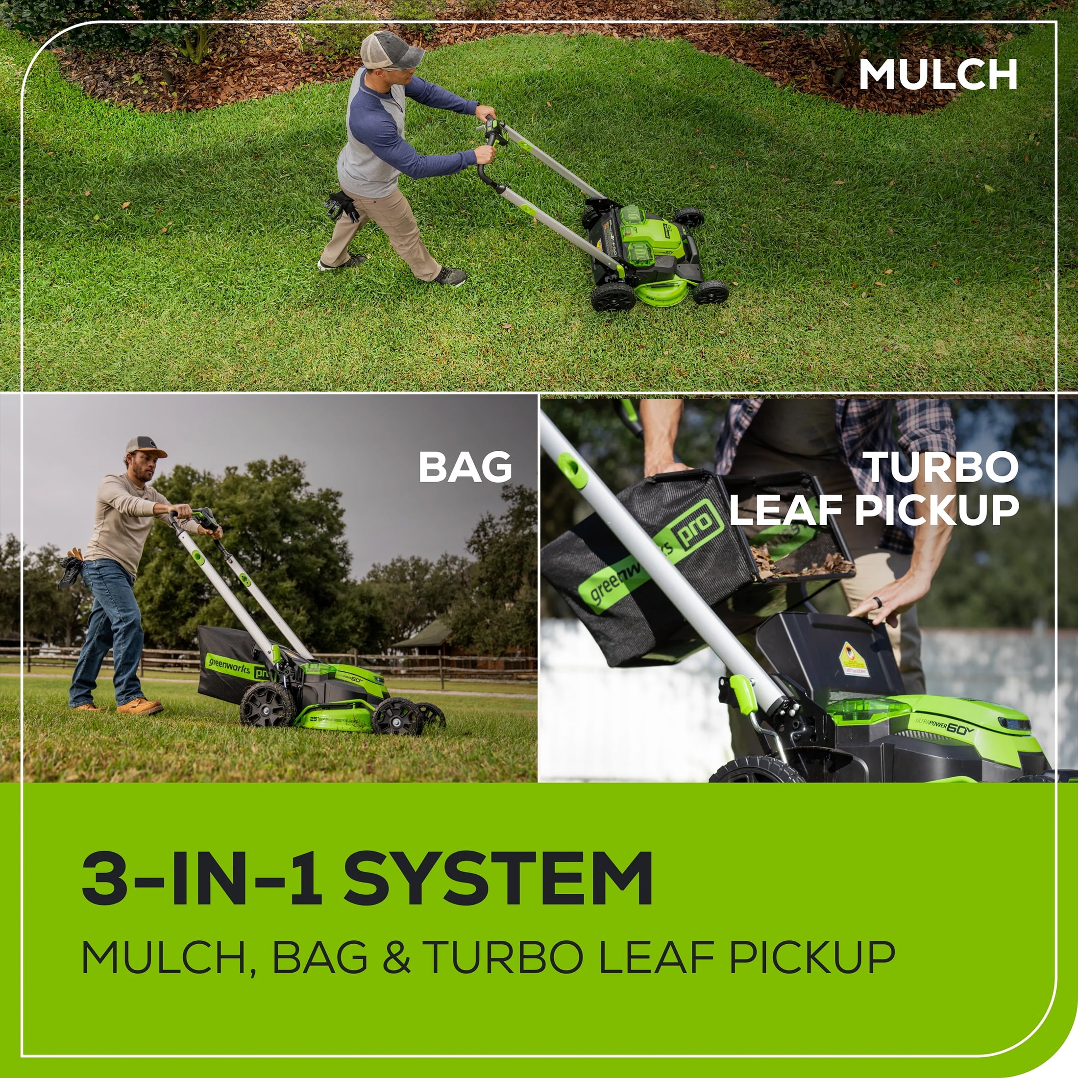 Greenworks 60V 25" Cordless Brushless Self-Propelled Mower + Two (2) 4.0Ah Batteries & Dual Port Charger