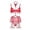Red, variant on Lingerie for Women Lace Teddy with Cutouts and Embroidered Details for Nightwear Red XXL