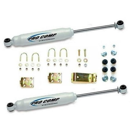 - Pro Comp Suspension 222581 Dual Steering Stabilizer Kit