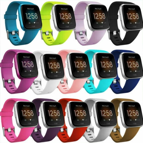 Details about   Bands w/ Case for Fitbit Versa 2,Stainless Steel Protective Bumper Ultra Thin 