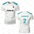 thumbnail image 3 of Summer Blue Lock SAE Jersey Re Al Uniforms Japanese Anime Cosplay Football Tops Kaiser Rin Men T-shirts Sports Kids/Adult Tops, 3 of 5