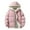 Pink, variant on Dolkfu Zip up Mens Jackets Winter Green Heavyweight Hooded Puffer Jacket Casual Thicken Outerwear Mens Fall Coats L