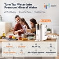 thumbnail image 2 of NatureFlow F4 2nd Countertop RO Water Filter, 10-Stage Filtration, Alkaline Mineral Water, Instant Hot Water, 5 Temp Settings, 4:1 Low Waste, No Installation for Home Kitchen, 2 of 8