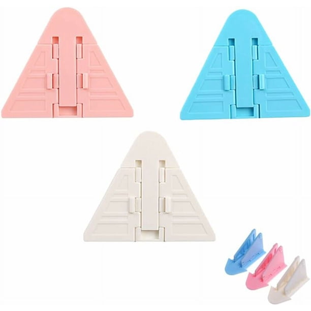Cerradura de puerta corredera para bebé de 30 piezas, cerradura de puerta corredera sin perforación, cerradura de ventana de seguridad para niños, rojo (10 piezas), azul (10 piezas), blanco (10 pieza