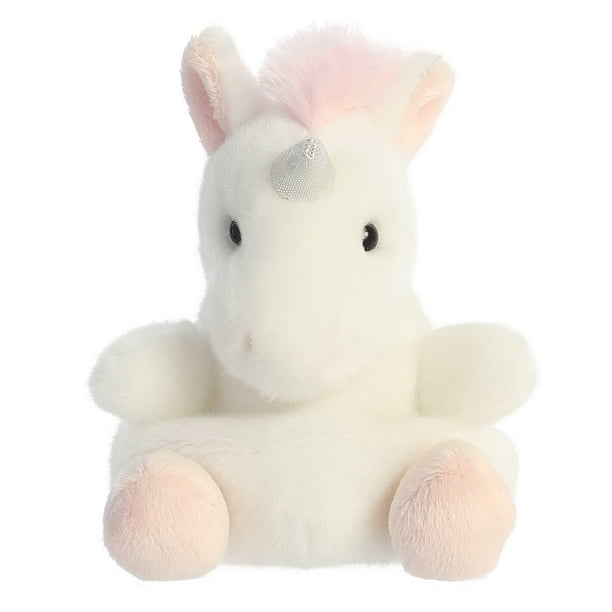 Animal de peluche Aurora, adorable Palm Pals, unicornio atrevido, 13 cm