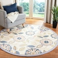 thumbnail image 2 of SAFAVIEH Chelsea Cleto Floral Wool Area Rug, Ivory/Blue, 2'9" x 4'9", 2 of 10