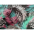 thumbnail image 4 of oneOone Cotton Cambric Dark Gray Fabric Leaves Craft Projects Decor Fabric Printed By The Yard 42 Inch Wide, 4 of 4