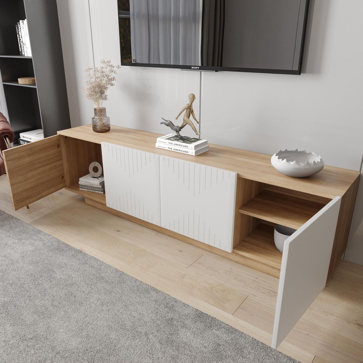 Nexera Meuble TV Riva 72 pouces