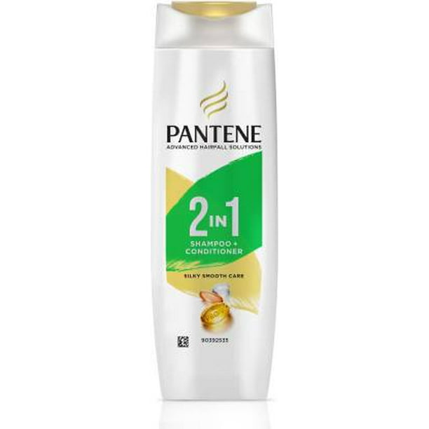 PANTENE 2 in 1 Silky Smooth Care Shampoo + Conditioner, 180 ml (180 ml
