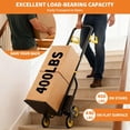 thumbnail image 3 of Yellow 6-Wheel 440LBS Folding Stair Climbing Hand Truck, 3 of 7