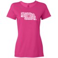 thumbnail image 3 of Inktastic Nebraska Silhouette Mandala Women's T-Shirt, 3 of 5