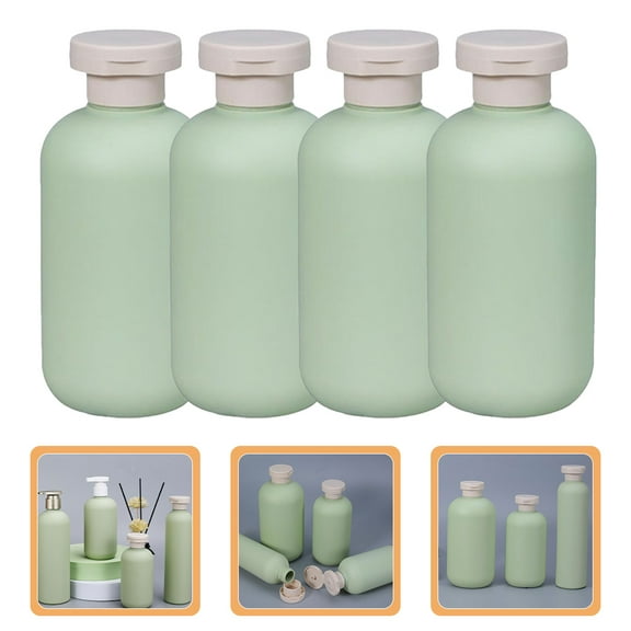 FRCOLOR 4pcs Shampoo Dispenser Body Wash Dispenser Lotion Bottle Soap Dispenser Reusable Bottles 200ml