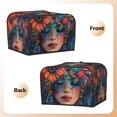 thumbnail image 3 of Pofeuu Bohemian Colorful Flower Woman Print Toaster Cover 4 Slice, Bread Dust Cover & Fingerprint Protection, Kitchen Small Appliance Covers(Toaster Cover), 3 of 7