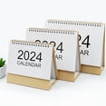 thumbnail image 3 of Washranp 2024 Desk Calendar,Mini Desk Tent Calendar Planner Standing Flips Calendar Stand, 3 of 6