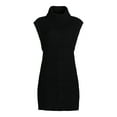 thumbnail image 5 of Free Assembly Woman's and Women's Plus Sleeveless Cable Knit Mini Sweater Dress, Sizes XS-4X, 5 of 5