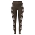 thumbnail image 2 of WILLBEST Leggings de Yoga para Mujer, Cintura Alta, Suaves, Elásticos, Cómodos, con Estampado Navideño Y Diseño de Bloques de Color 1949 Chica, 2 of 4