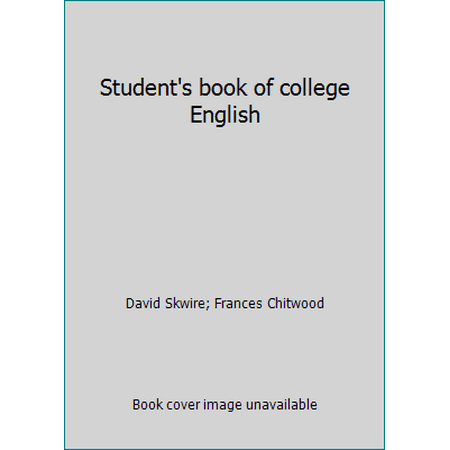 Student's book of college English, Used [Paperback]