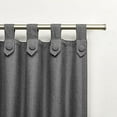 thumbnail image 3 of Exclusive Home Loha Tuxedo Tab Top Curtain Panel Pair, 54"x84", Black Pearl, 3 of 7
