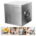 thumbnail image 3 of Kids Piggy Bank Stainless Steel Coin Bank Money Bank Coins Container with Lock, 3 of 8