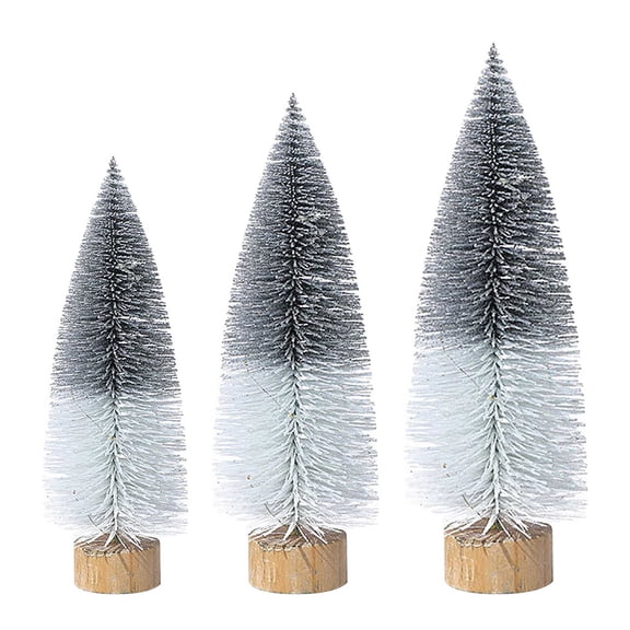 Christmas Tree 7.08inchChristmas Decorations Mini Artificial Christmas Tree with Colorful LED String Lights Glowing Christmas Tree Ornaments Christmas Gift for DIY Christmas Holiday Decor