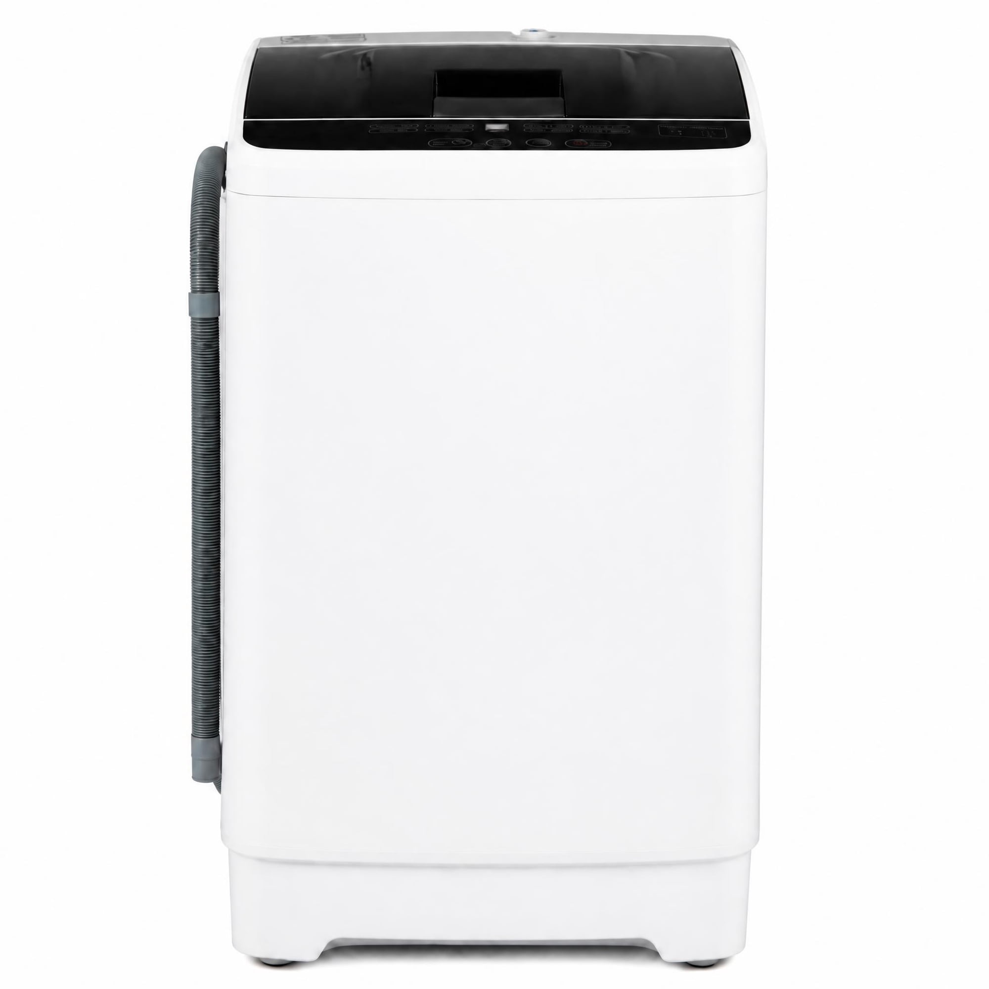 Costway 7.7 lbs Full Automatic Washing Machine with 8 Preset Programs, 6 Water Levels White