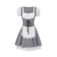 thumbnail image 2 of Pisexur Robe à Manches Courtes Col Carré Mode Robe à Manches Courtes Col Carré Imprimée Confortable Été Épaules Dénudées Robe pour Femmes en Liquidation, 2 of 9
