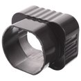 thumbnail image 4 of FUTUREORYY Downspout Gutter Connector Coffee Color Rainwater Adapter for Roof Drainage System Easy Install, 4 of 8