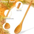 thumbnail image 4 of Wood Spoon ,2-Piece Wooden Spoons, Handmade Natural Asian Wooden Spoons,,0126, 4 of 6