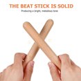 thumbnail image 5 of OUNONA 1 Set of Wood Percussion Instrument Light Brown Musical Instrument for Kids, 5 of 5