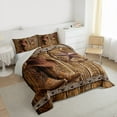 thumbnail image 3 of Homewish 3D Texas Stars Full Size Comforter Sets,Rustic Cowboy Boots Bedding Comforter Set,Old Wooden Board Bedding Sets For Kids,Luxury Bedroom Decor Reversible,3 Pieces, 3 of 8