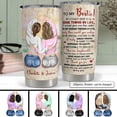 thumbnail image 2 of Personalized Tumbler To My Bestie 20oz 30oz Tumblers with Lid Gift for Sister Best Friends Woman Girl Friendship Soul Sister Christmas Birthday, 2 of 7
