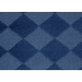 thumbnail image 3 of Garland Rug Diamond Polypropylene Navy Indoor Runner Rug, 2' x 8', 3 of 5