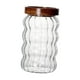 thumbnail image 1 of Tarro de vidrio para almacenar alimentos con tapa hermética, transparente, para almacenar alimentos 700ML verticales, 1 of 9