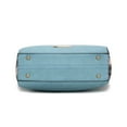 thumbnail image 5 of MKF Collection Joelle Women’s Faux-Snake Embossed Handbag Tote bag With Matching Wallet Purse by Mia K- 2 pieces - Denim, 5 of 9