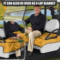 thumbnail image 5 of Whosucclay Leprechaun Clover Hat Anti-Wear Golf Cart Seat Cover Anti-Slip for EZGO Club Car Yamaha Icon, Elastic Golf Cart Seat Protector, 5 of 7