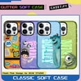 thumbnail image 2 of Funda De Teléfono De Dibujos Animados Monsters University Glitter Compatible Para iPhone 14 13 12 11 Pro Max Transparente A Prueba De Golpes Blanda Protectora, 2 of 4