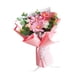 thumbnail image 5 of Ramo de flores de ganchillo de 17,7 pulgadas, tejido a mano, bendición eterna Rosa, 5 of 9