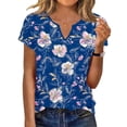 thumbnail image 3 of TaTaai Women's Easter Graphic Tee Short Sleeve Crew Neck Fitted Spring Summer Base Layer Top Daily Work Weekend Family Wear Gift, 3 of 7