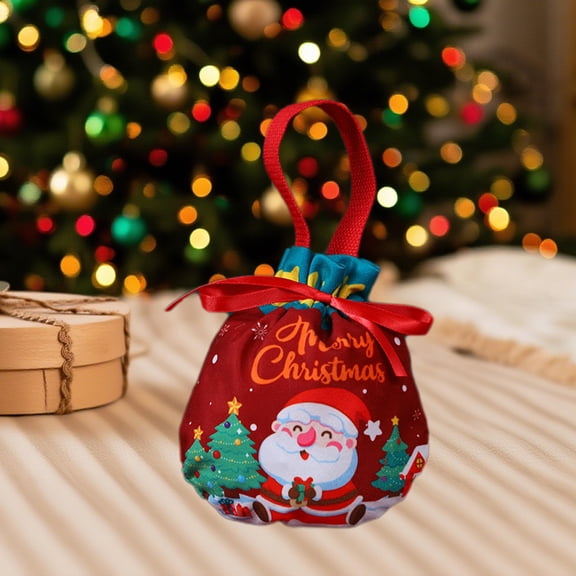 WEGFTDUOP Christmas Gift Bag Christmas Eve Apples Gift Box Christmas Eve Fruit Packaging Box Candy Gift Bag Decoration Christmas Bag Christmas Holiday Products