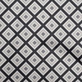 thumbnail image 1 of oneOone Velvet Black Fabric Geometric Craft Projects Decor Fabric Printed By The Yard 58 Inch Wide, 1 of 4