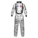 thumbnail image 5 of Disfraz de astronauta para hombre adulto de Halloween, traje espacial plateado para hombre y mujer, disfraz de actuación para Halloween, disfraz de fiesta, 5 of 5