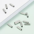 thumbnail image 6 of 50 pc Tarnish Resistant 304 Stainless Steel Tube Beads Stainless Steel Color 10x2.5mm Hole: 2mm, 6 of 7
