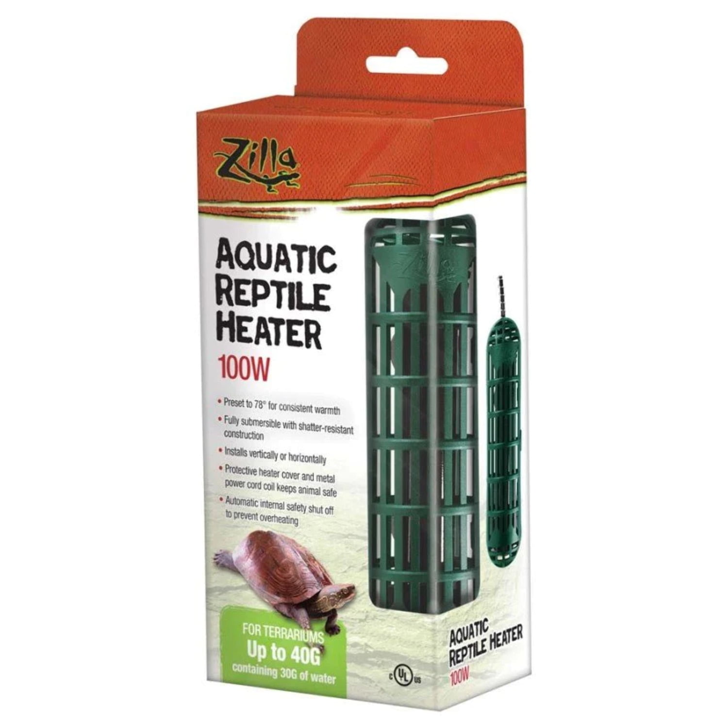 Zilla Aquatic Reptile Heater 100 w.