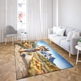 thumbnail image 4 of Welcome Fall Western Cowboy Yorkshire Terrier Enjoys Majestic Autumn Indoor Rug Yorkie Dog Lover Gifts Carpet Living Bed Room Sofa Home Decor - 01007, 4 of 5