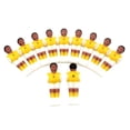 thumbnail image 4 of 11 piezas de futbolín de mesa Cola para hombres juguetes de fútbol Amarillo, 4 of 8