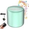 thumbnail image 1 of Lilyrhyme Sound Machine, Portable Bluetooth Speaker in Macaroon Color, Portable Sound Machine for Sleepingm, Travel White Noise Sound Machine, Mini Sound Machine for Travel, Rechargeable (Green), 1 of 7