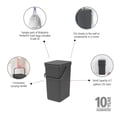 thumbnail image 5 of Sort & Go Recycle Bin, 4.2 Gallon (16 Liter), 5 of 5